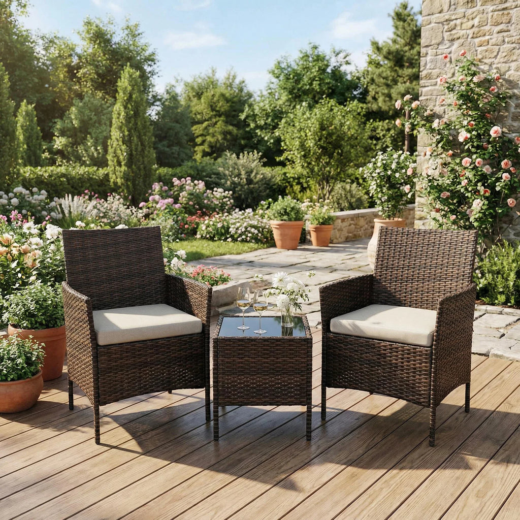 3-Piece Outdoor Patio Bistro Set