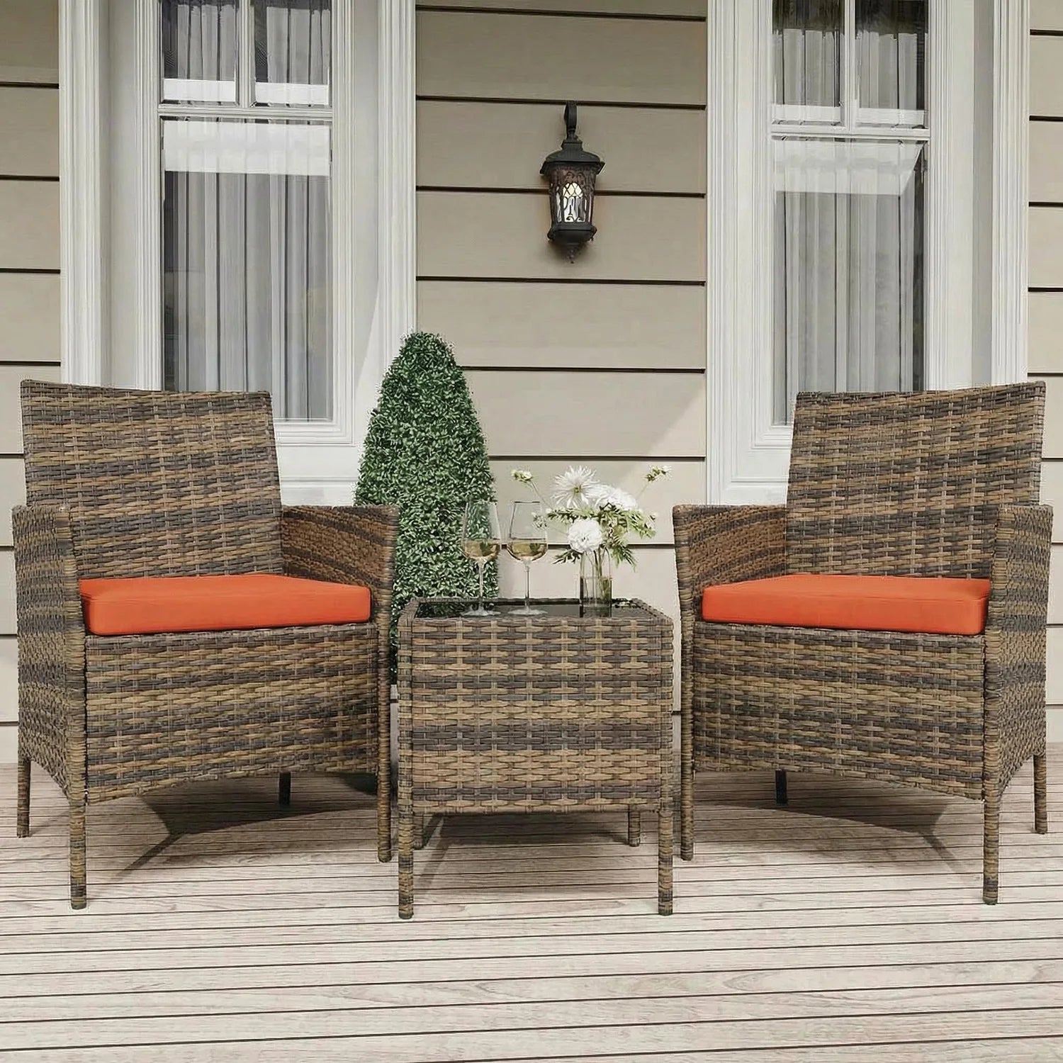 3-Piece Outdoor Patio Bistro Set