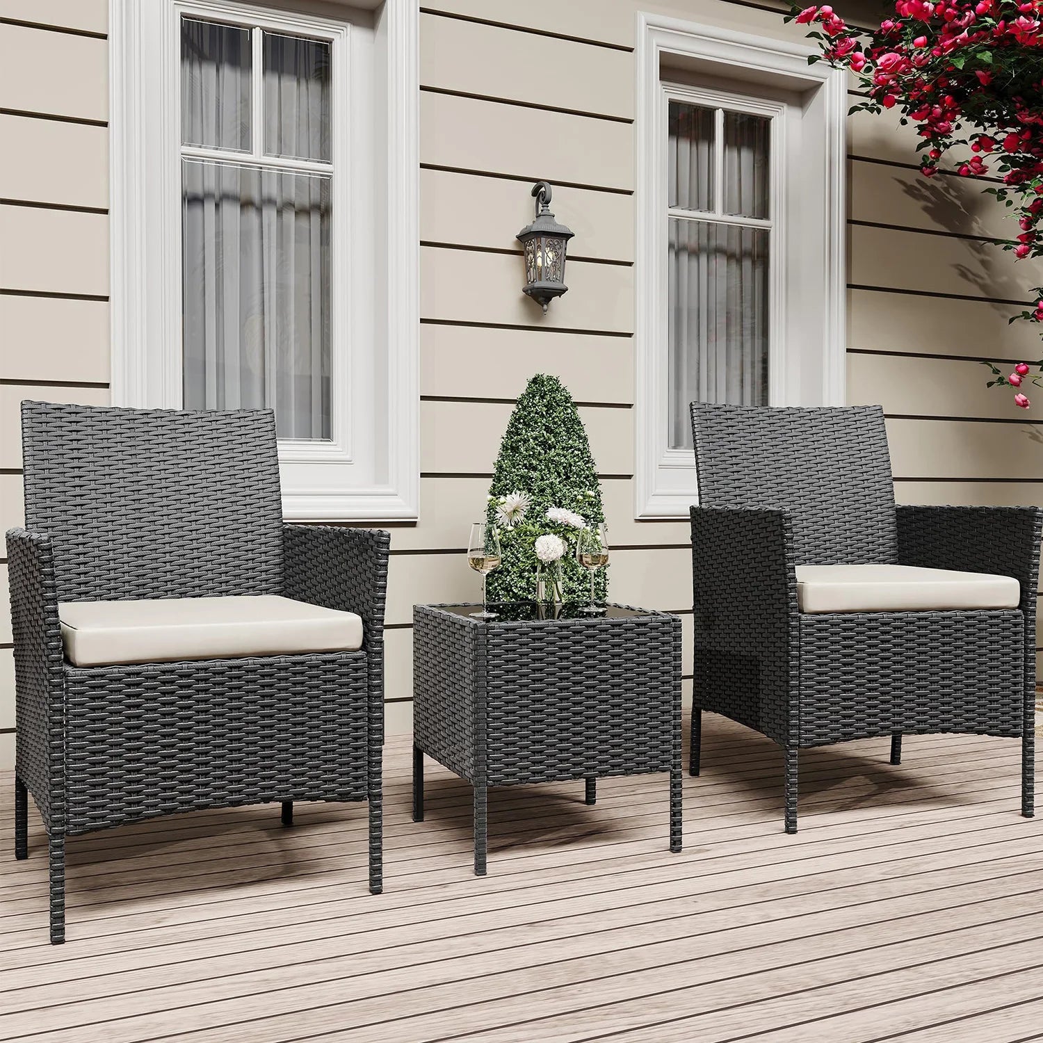 3-Piece Outdoor Patio Bistro Set